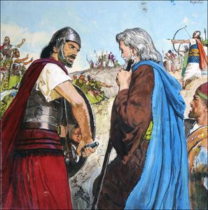Elisha art by Clive Uptton