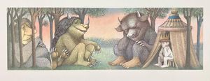 Where The Wild Things Are: King Max art by Maurice Sendak