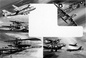 Planes that are Taken for a Piggy-back Ride art by Gerry Wood