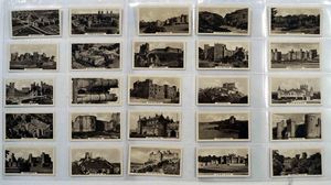 Full Set of 25 Cigarette Cards Castles (1939) by Various