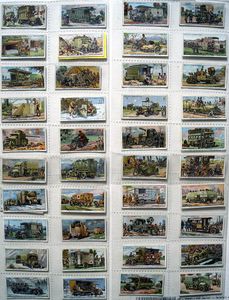 Set of 42 'Military Motors' Wills Cigarette Cards (1916)