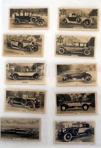Full Set of 50 Cigarette Cards: Motor Cars (1927) by Various