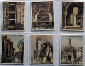 Full Set of 25 Cigarette Cards: Architectural Beauties (1927) by Various