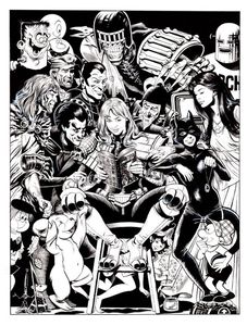 Masters Of British Comic Art: Exclusive Webshop Cover by David Roach
