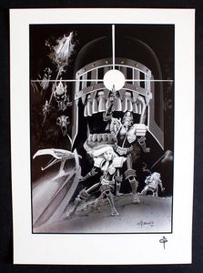 Ian Gibson: Judge Dredd art by Ian Gibson