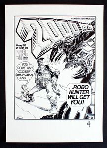 Ian Gibson: Robo-Hunter 2 art by Ian Gibson