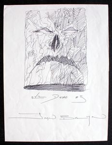 Evil Dead #3 (SIGNED) (Original) Comic Art
