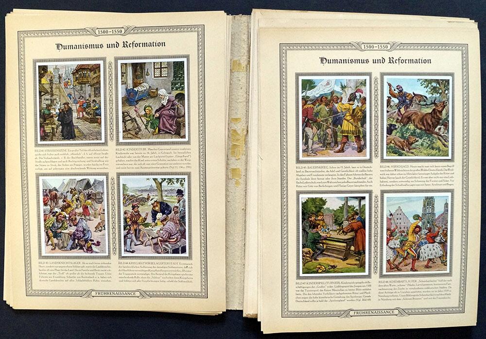 german cigarette card albums Deutsche Kulturbilder (German Cultural Images): 1400
