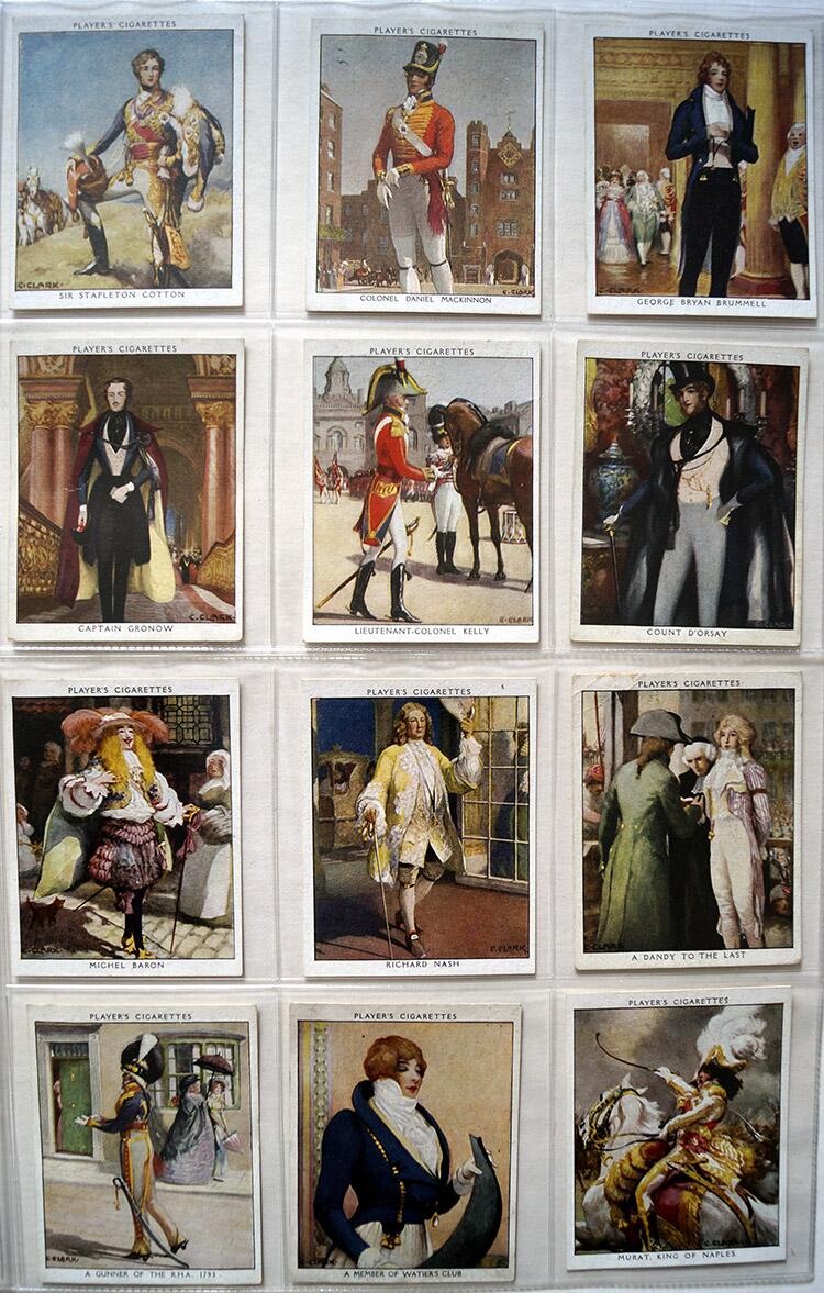 Set of 23 LARGE 'Dandies' John Player & Sons Cigarette Cards (1932)