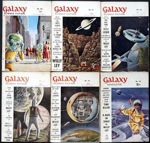 Galaxy Science Fiction: British Edition #60 to #69 (6 issues)