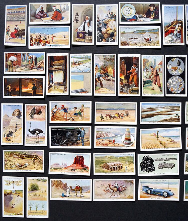 Complete Set of 50 'The Story Of Sand' Ogden's Cigarette Cards (1934)