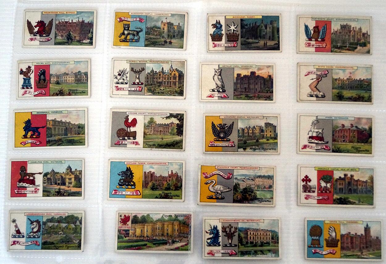 Country Seats and Arms (Third Series)  Full Set of 50 cards (1907)