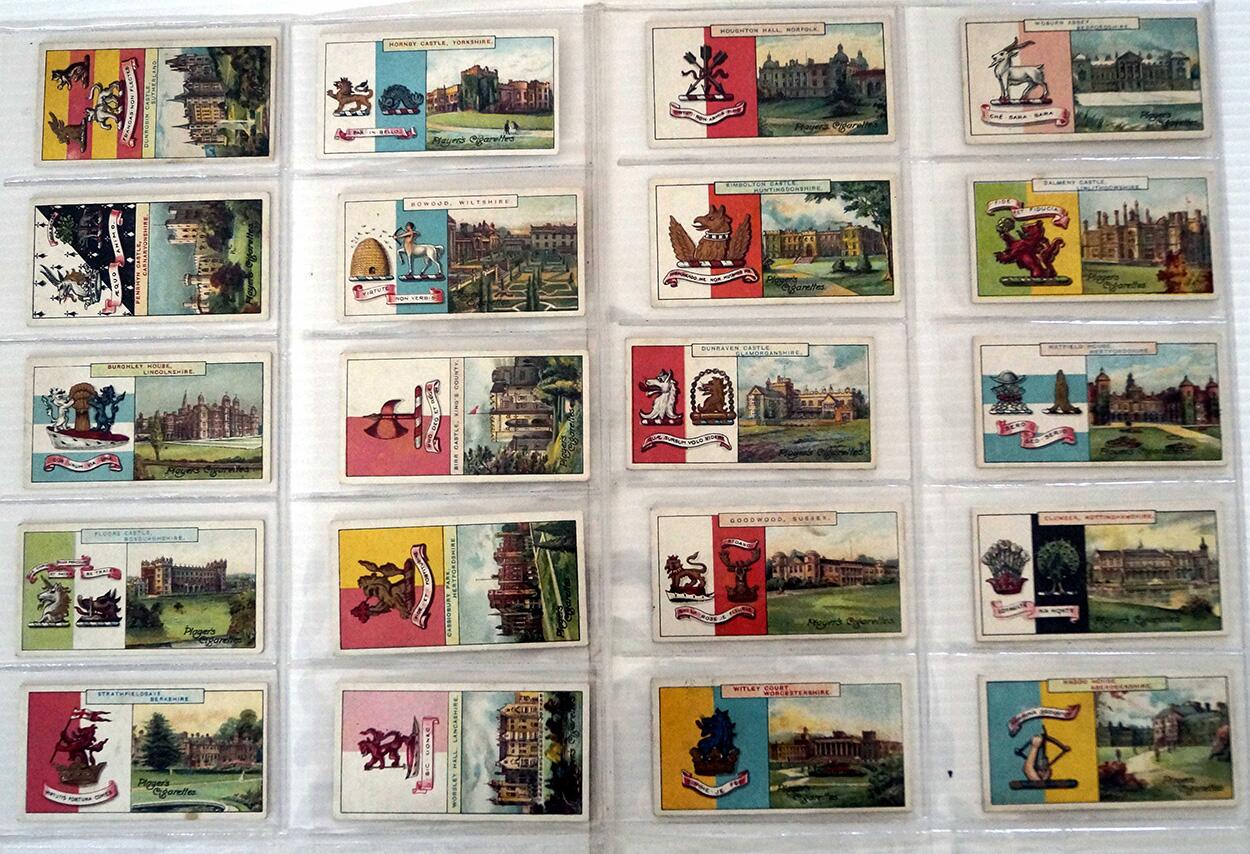 Country Seats and Arms (First Series)  Full Set of 50 cards (1906)