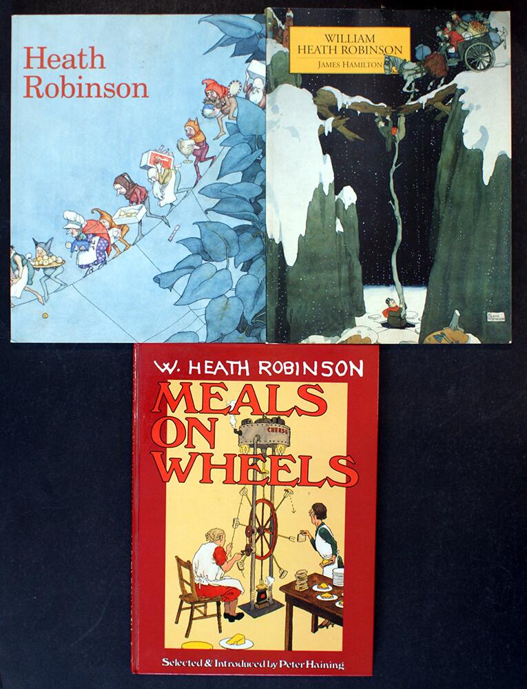Heath Robinson bundle #1 (THREE books) by Peter Haining, Geoffrey Beare, James Hamilton