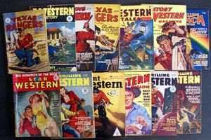 British Western Pulps bundle (13 issues) by Various