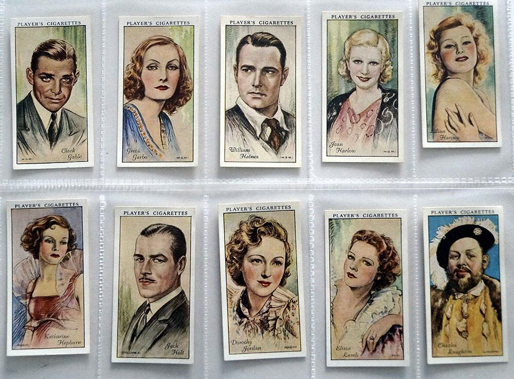 Full Set of 50 Cigarette Cards: Film Stars (1934) by Various at The Book  Palace