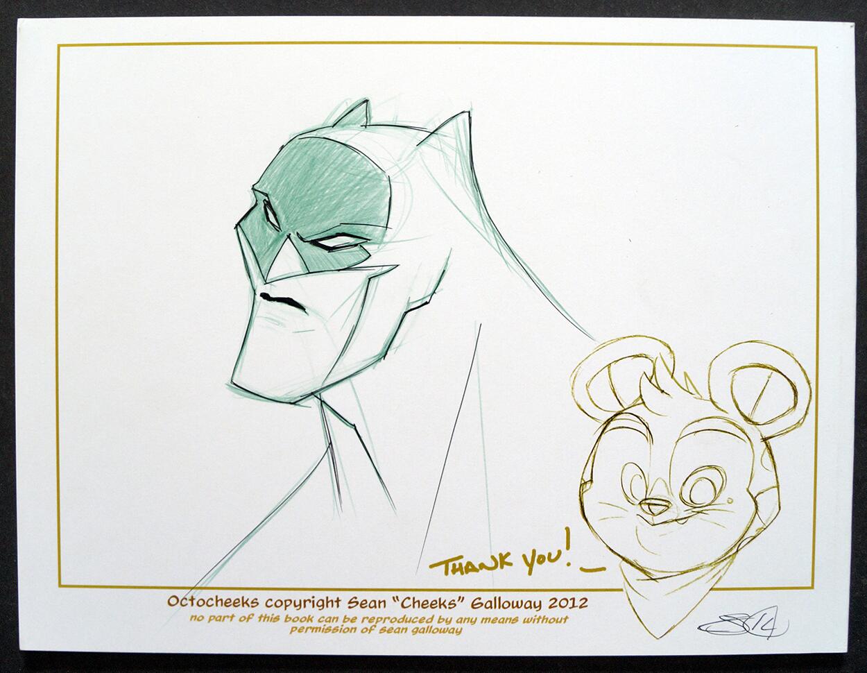 original drawing, Cheeks: The Art of Sean Galloway Bundle