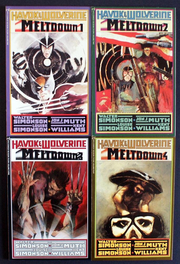Havok & Wolverine Meltdown: Issues #1 - #4 (Complete) by Walter Simonson, Louise Simonson