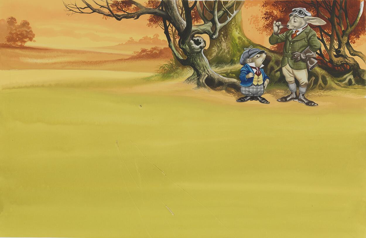 The Hare and the Hedgehog Discuss Matters art by Ron Embleton