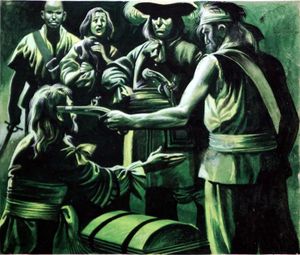 Henry Morgan - Your Money or Your Life art by Ron Embleton