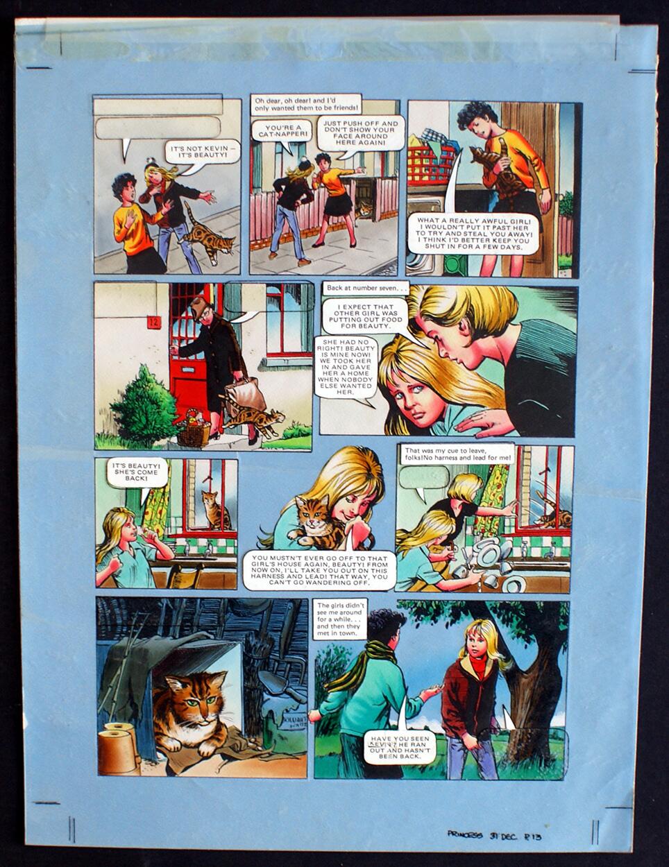 Enough To Make A Cat Laugh! (FOUR Pages) art by 20th Century unidentified artist