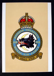 R.A.F. Badge: Bomber Squadron 144 art by 20th Century unidentified artist
