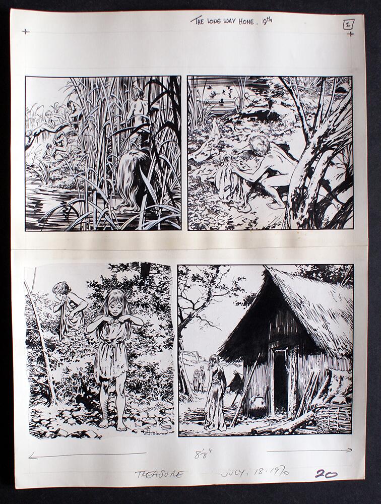 The Long Way Home: Chapter 9: Page 1 art by Jesus Blasco