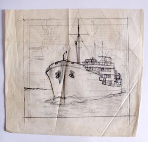 Ship (2) art by Leslie Ashwell Wood