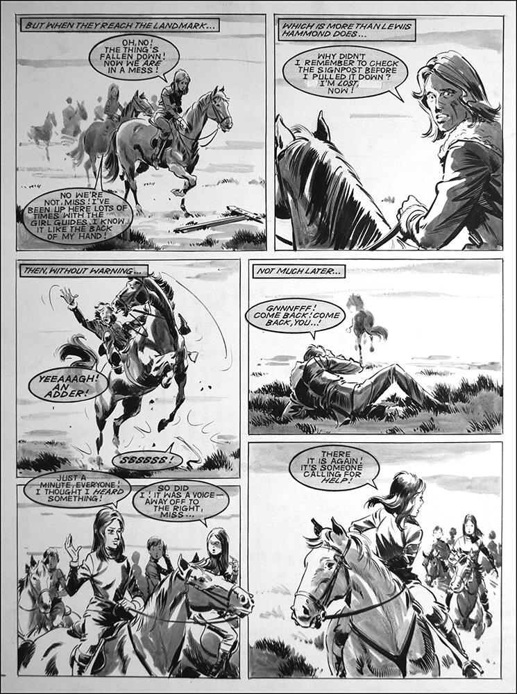 5th page of story art by John Cooper