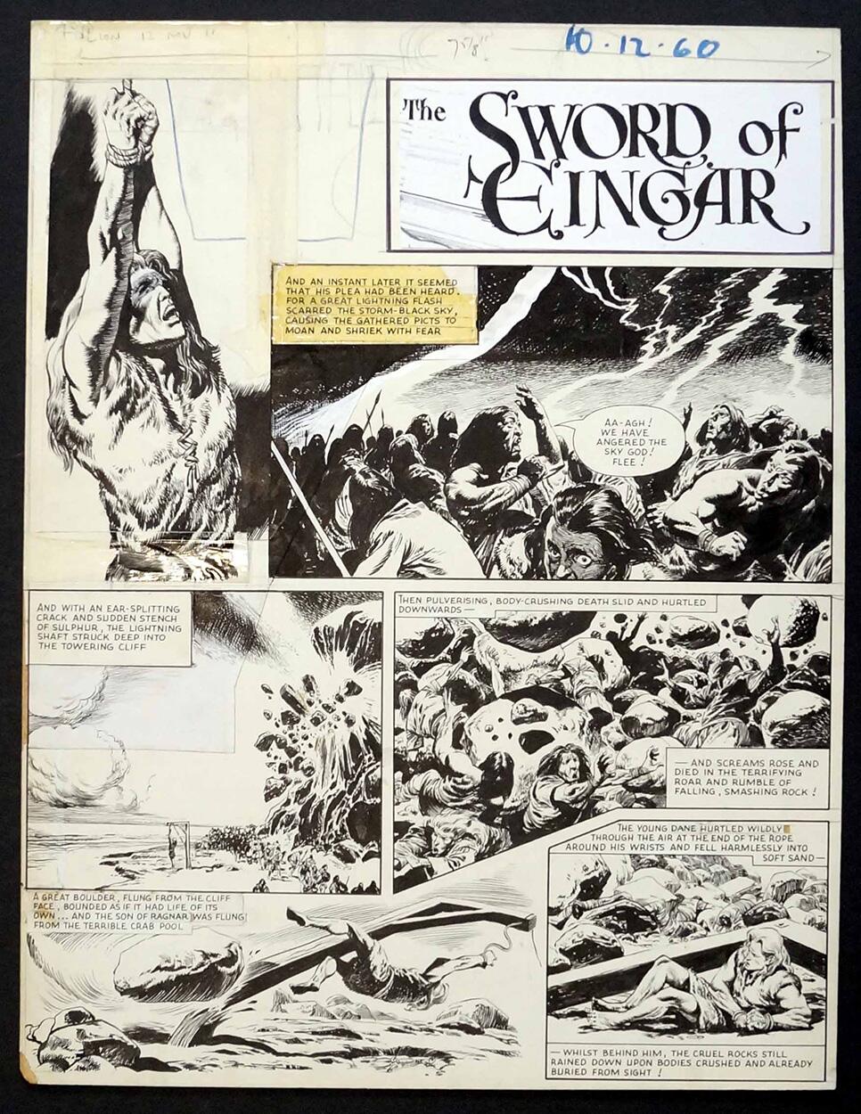 Karl The Viking: 10th December 1960 (Page 1) art by Don Lawrence