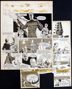 Captain Condor: 14th April 1962 (TWO pages) art by Brian Lewis