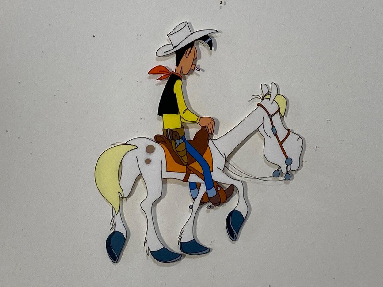 Lucky Luke in Daisy Town (after Morris) art by Belvision Studio (after Morris)