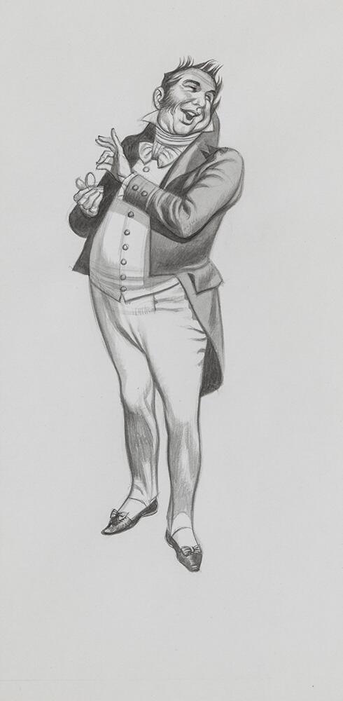 Pickwick Papers - Fine Figure art by Ron Embleton