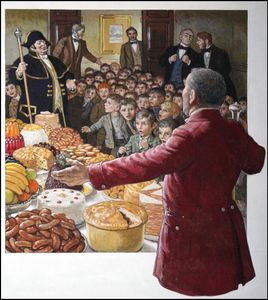 The Boy Sweep's Feast art by Ken Petts