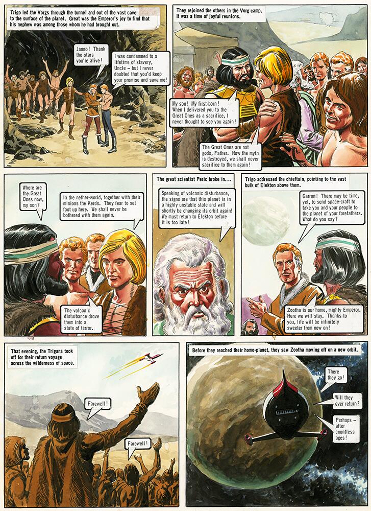 The Trigan Empire: Look and Learn issue 634 (9 March 1974) - Liberation! art by Miguel Quesada
