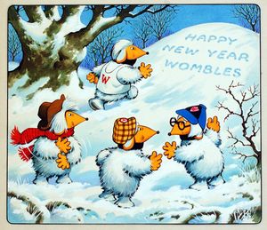 Happy New Year Wombles art by Jesus Blasco