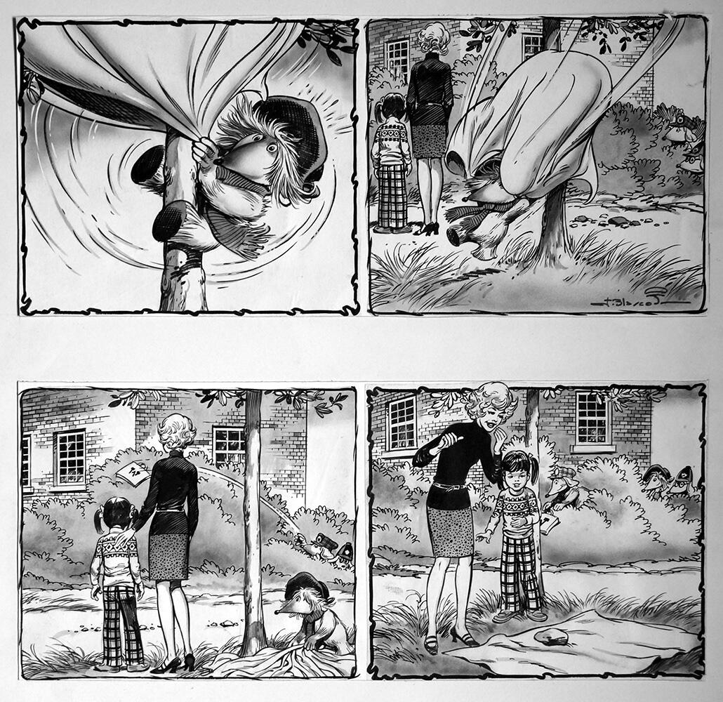2nd page of story art by Jesus Blasco
