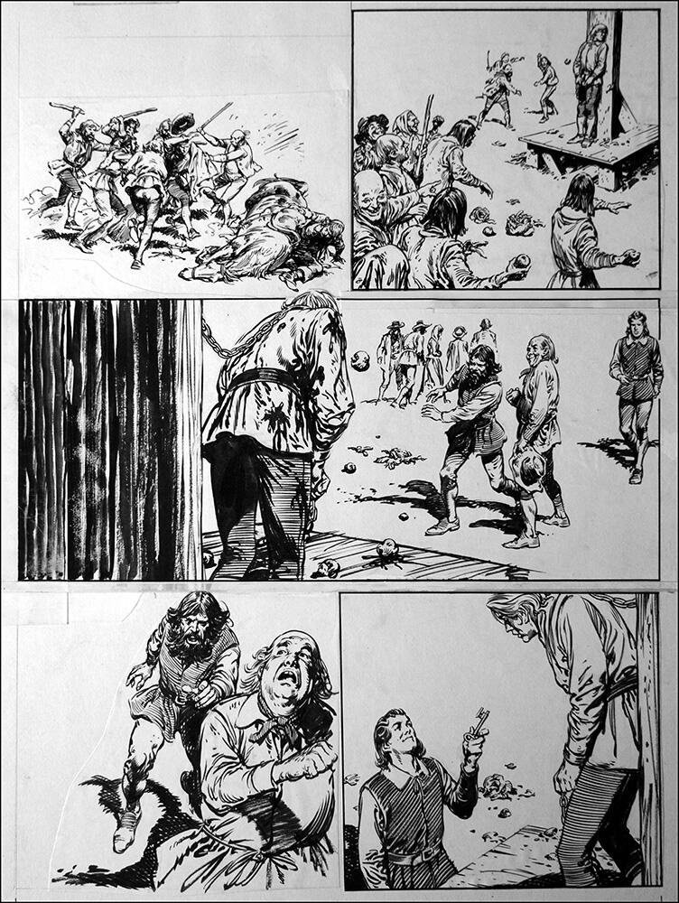 Second page of episode art by Jesus Blasco