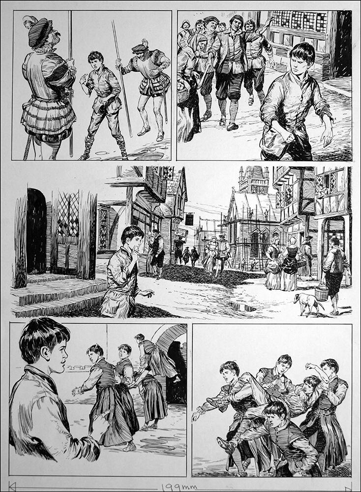 2nd page of episode art by Bill Baker