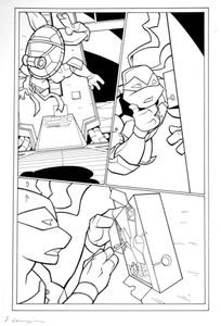 Teenage Mutant Ninja Turtles page 8 art by Bambos (Georgiou)