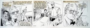 Modesty Blaise daily strip 6441 art by Neville Colvin