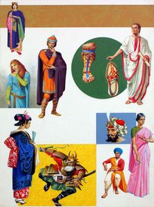 Ancient Costumes art by Severino Baraldi