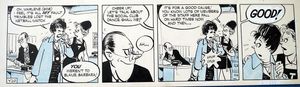 The Flutters daily strip Y20 art by Neville Colvin