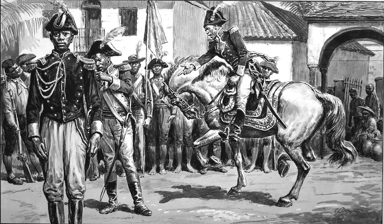 Toussaint Louverture art by Cecil Doughty
