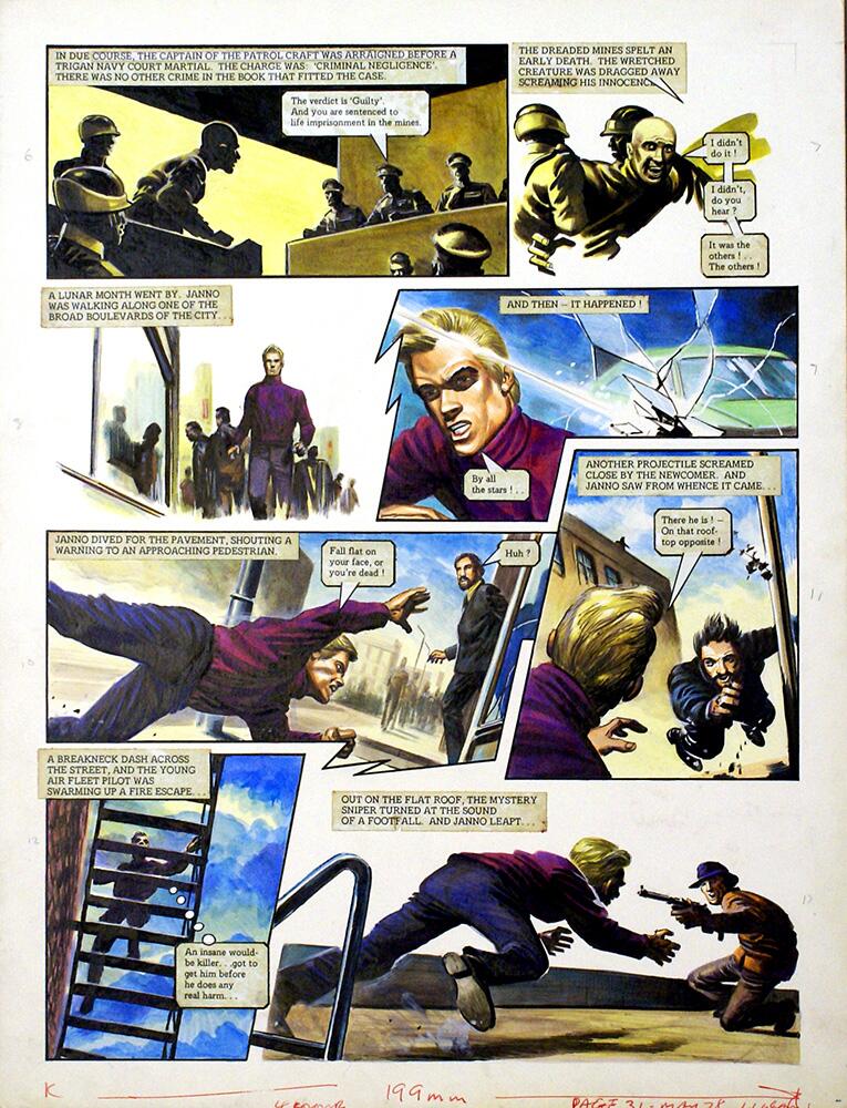 The Trigan Empire: Look and Learn 28th May 1977 art by Oliver Frey