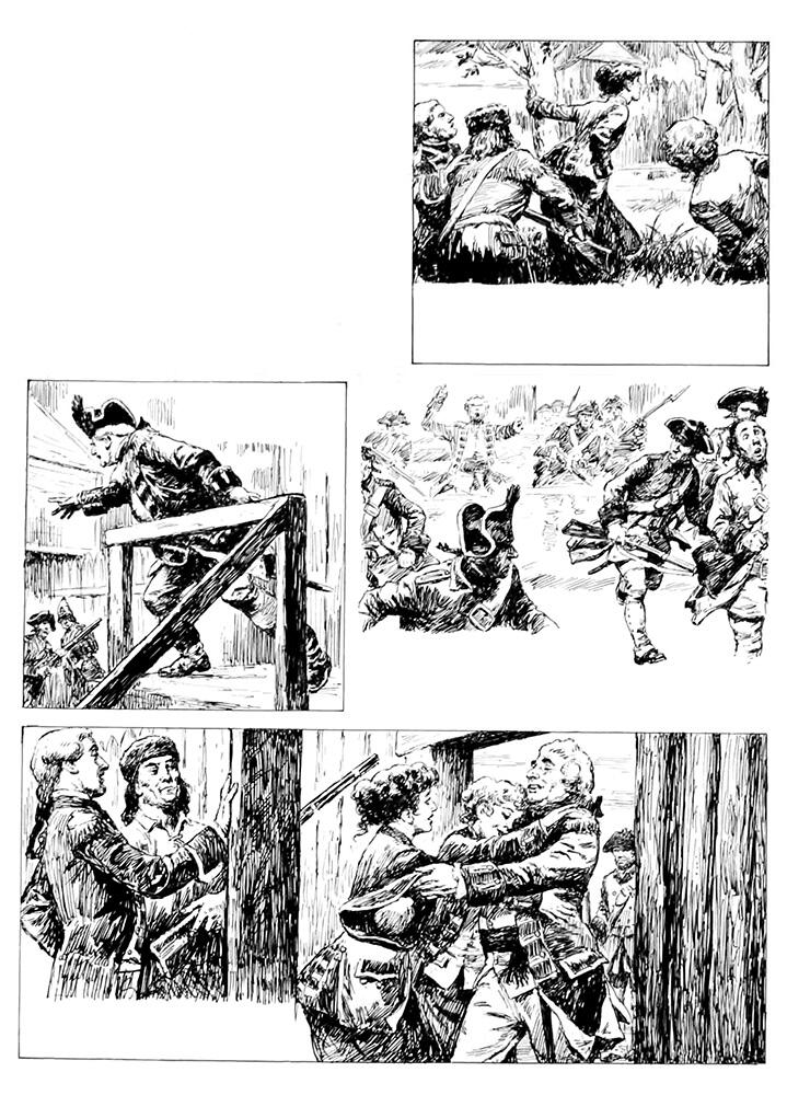 The Last of the Mohicans 10 art by Cecil Doughty