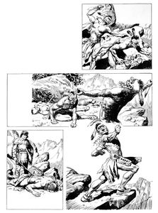 The Last of the Mohicans 28 art by Cecil Doughty