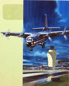 Short Take Off and Landing Aircraft art by Wilf Hardy