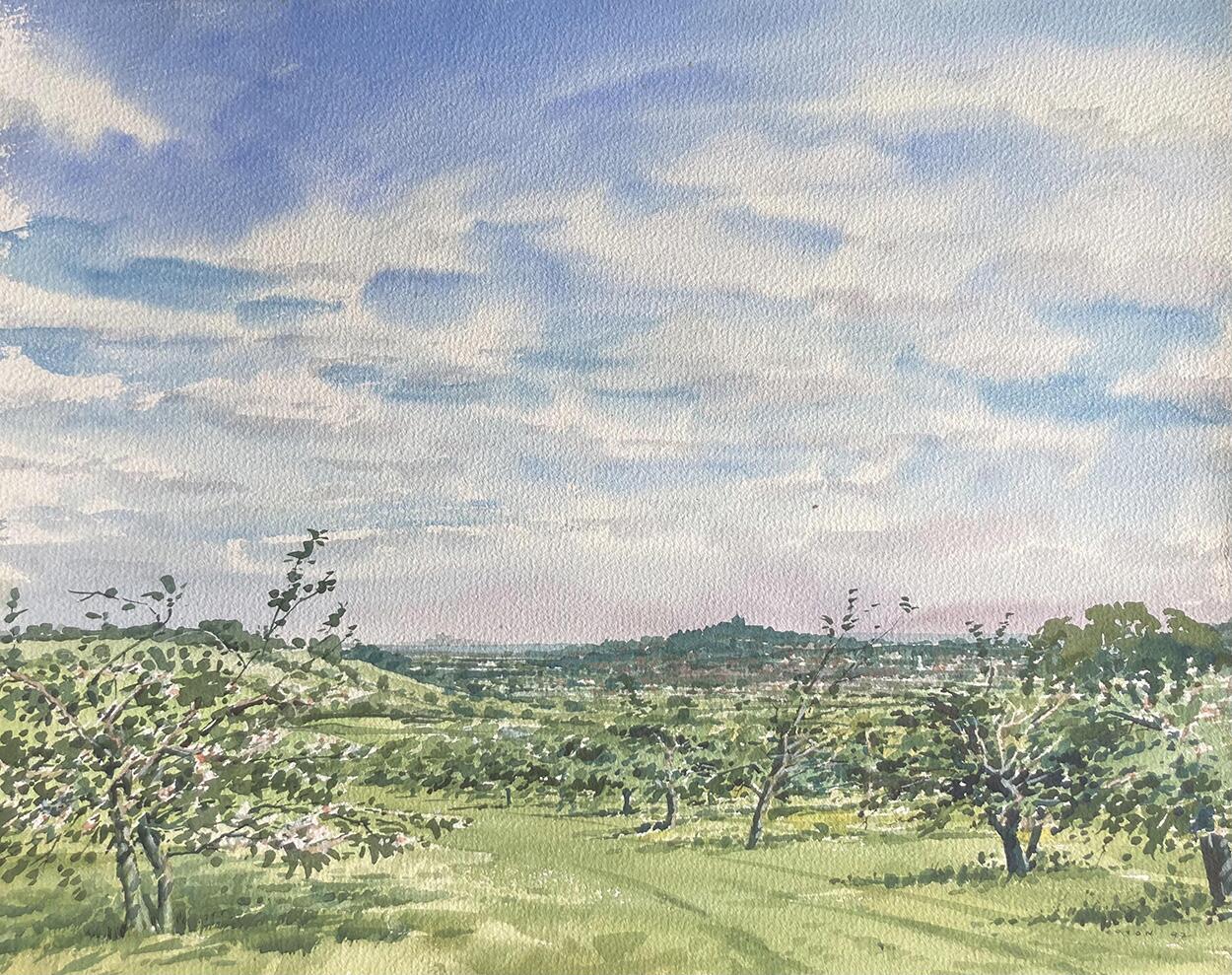 Rye from a Hillside art by Graham Coton