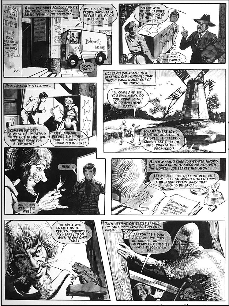 2nd page of story art by Gerry Embleton